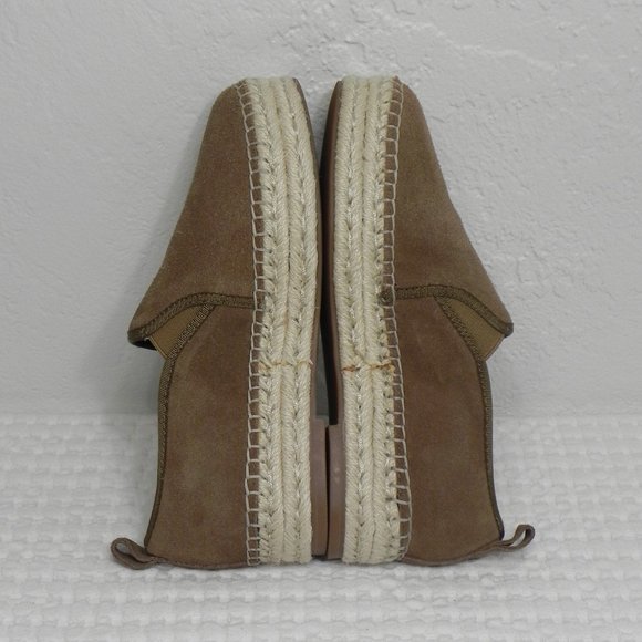 Blondo Basha Waterproof Espadrille Flat Brown Suede Women's Size 5 1/2M - Picture 5 of 9